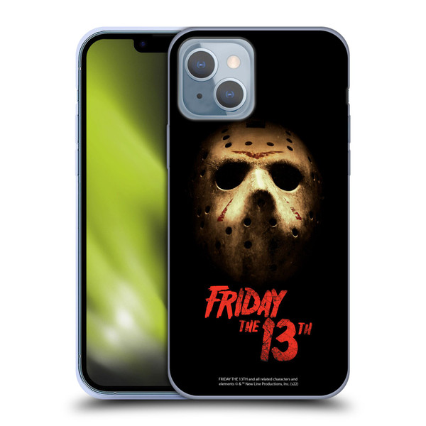 Friday the 13th 2009 Graphics Jason Voorhees Poster Soft Gel Case for Apple iPhone 14