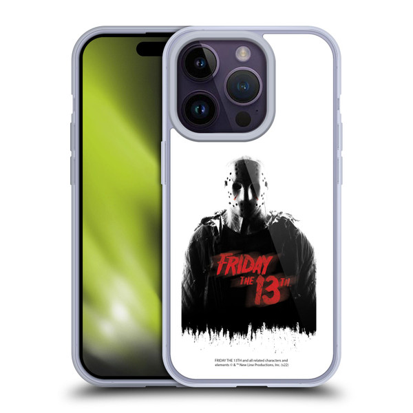 Friday the 13th 2009 Graphics Jason Voorhees Key Art Soft Gel Case for Apple iPhone 14 Pro