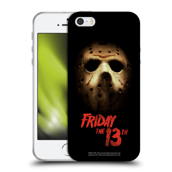 Friday the 13th 2009 Graphics Jason Voorhees Poster Soft Gel Case for Apple iPhone 5 / 5s / iPhone SE 2016