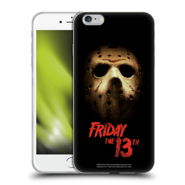 Friday the 13th 2009 Graphics Jason Voorhees Poster Soft Gel Case for Apple iPhone 6 Plus / iPhone 6s Plus