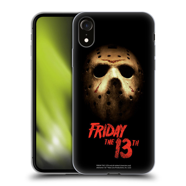 Friday the 13th 2009 Graphics Jason Voorhees Poster Soft Gel Case for Apple iPhone XR