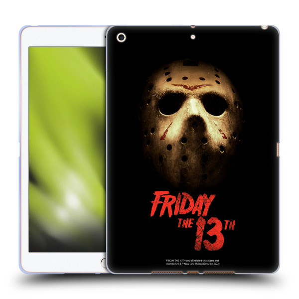 Friday the 13th 2009 Graphics Jason Voorhees Poster Soft Gel Case for Apple iPad 10.2 2019/2020/2021