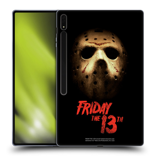 Friday the 13th 2009 Graphics Jason Voorhees Poster Soft Gel Case for Samsung Galaxy Tab S8 Ultra