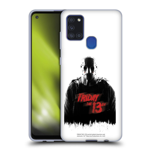 Friday the 13th 2009 Graphics Jason Voorhees Key Art Soft Gel Case for Samsung Galaxy A21s (2020)