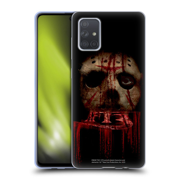 Friday the 13th 2009 Graphics Jason Voorhees Soft Gel Case for Samsung Galaxy A71 (2019)