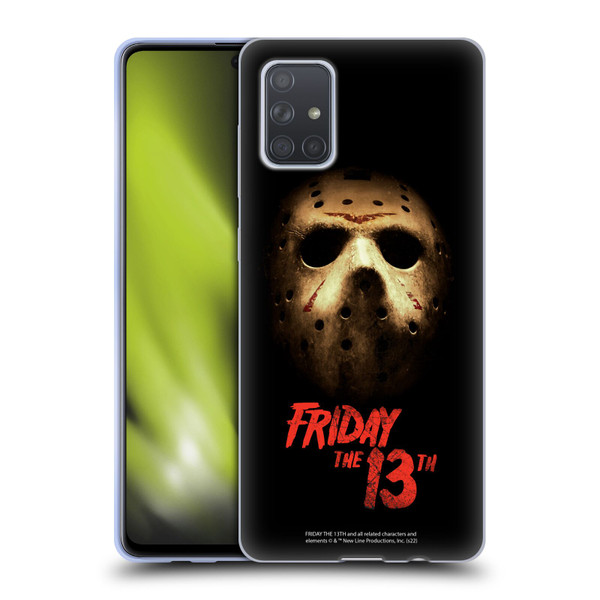 Friday the 13th 2009 Graphics Jason Voorhees Poster Soft Gel Case for Samsung Galaxy A71 (2019)
