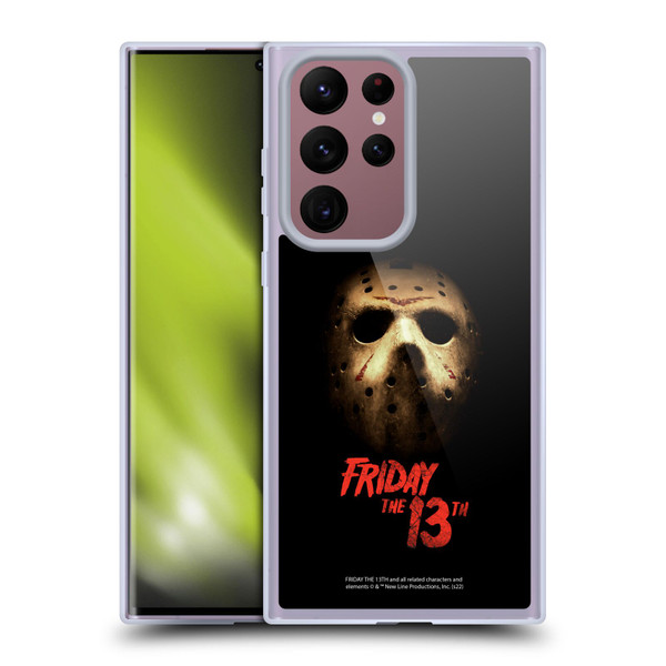 Friday the 13th 2009 Graphics Jason Voorhees Poster Soft Gel Case for Samsung Galaxy S22 Ultra 5G