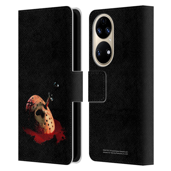 Friday the 13th: The Final Chapter Key Art Poster Leather Book Wallet Case Cover For Huawei P50