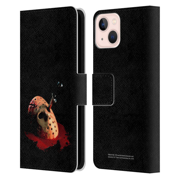 Friday the 13th: The Final Chapter Key Art Poster Leather Book Wallet Case Cover For Apple iPhone 13