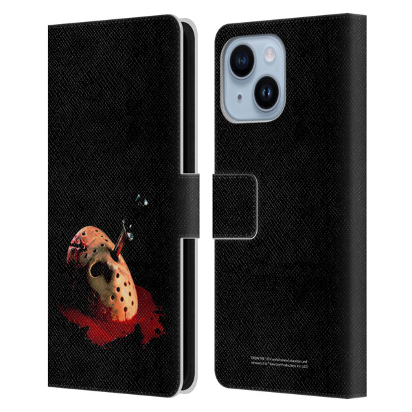 Friday the 13th: The Final Chapter Key Art Poster Leather Book Wallet Case Cover For Apple iPhone 14 Plus