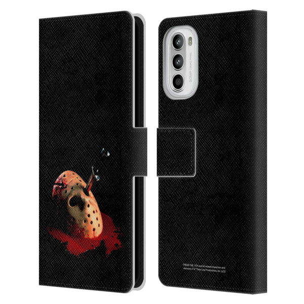 Friday the 13th: The Final Chapter Key Art Poster Leather Book Wallet Case Cover For Motorola Moto G52