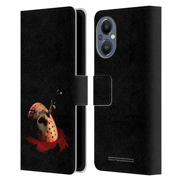 Friday the 13th: The Final Chapter Key Art Poster Leather Book Wallet Case Cover For OnePlus Nord N20 5G