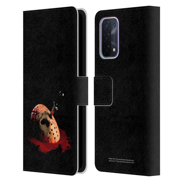 Friday the 13th: The Final Chapter Key Art Poster Leather Book Wallet Case Cover For OPPO A54 5G