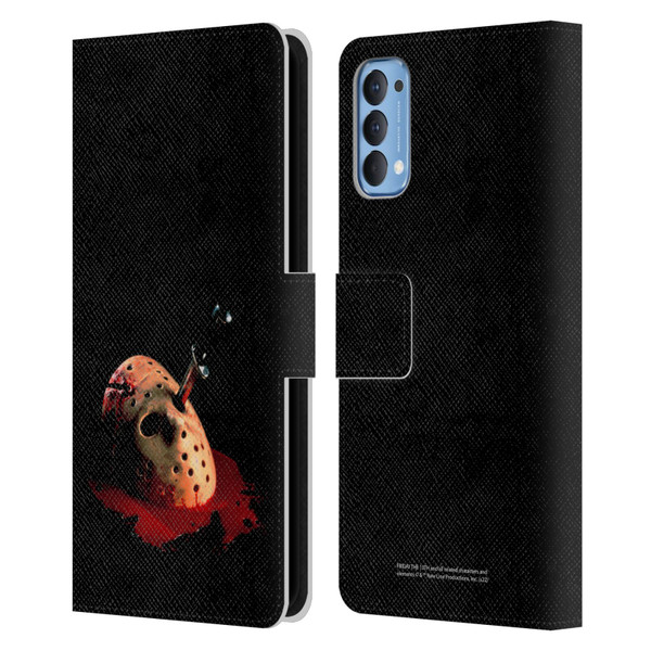 Friday the 13th: The Final Chapter Key Art Poster Leather Book Wallet Case Cover For OPPO Reno 4 5G