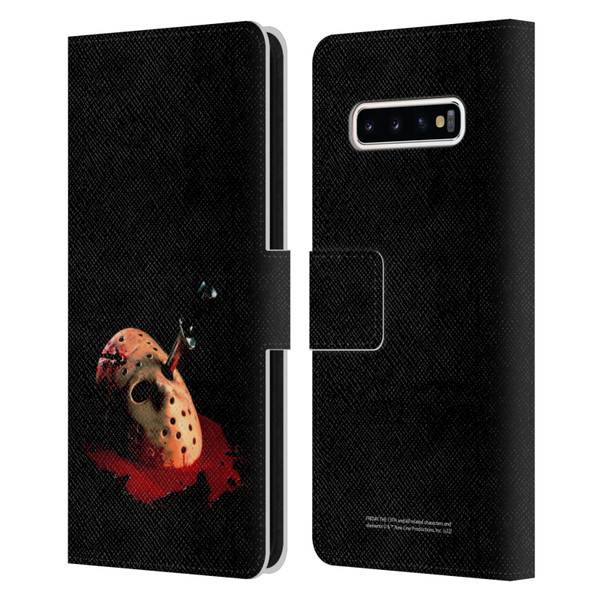 Friday the 13th: The Final Chapter Key Art Poster Leather Book Wallet Case Cover For Samsung Galaxy S10+ / S10 Plus