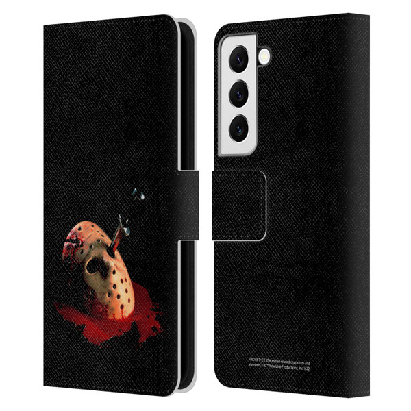 Friday the 13th: The Final Chapter Key Art Poster Leather Book Wallet Case Cover For Samsung Galaxy S22 5G