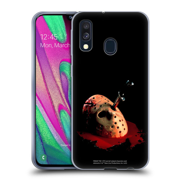 Friday the 13th: The Final Chapter Key Art Poster Soft Gel Case for Samsung Galaxy A40 (2019)