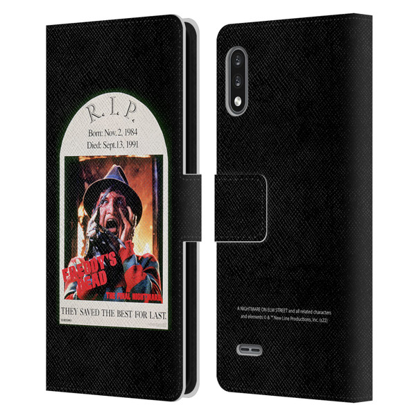 A Nightmare On Elm Street: Freddy's Dead Graphics The Final Nightmare Leather Book Wallet Case Cover For LG K22