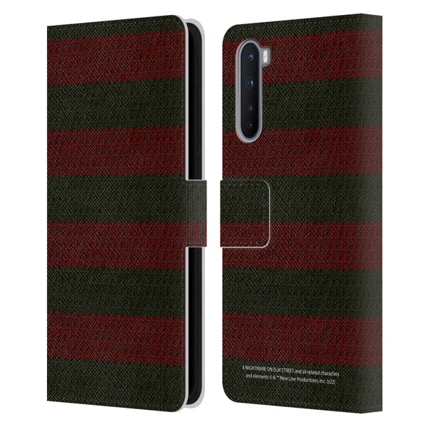 A Nightmare On Elm Street: Freddy's Dead Graphics Sweater Pattern Leather Book Wallet Case Cover For OnePlus Nord 5G