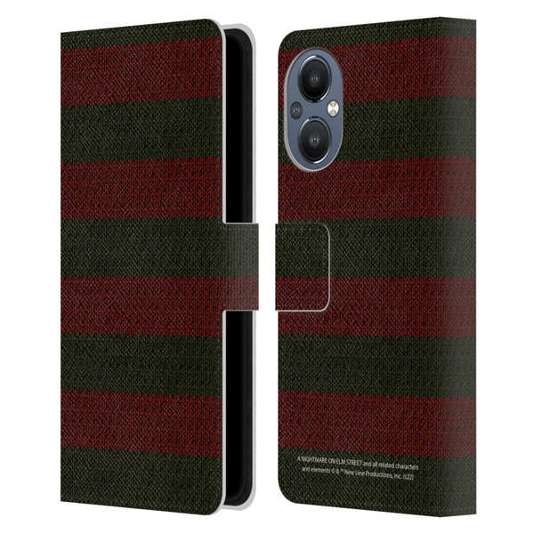 A Nightmare On Elm Street: Freddy's Dead Graphics Sweater Pattern Leather Book Wallet Case Cover For OnePlus Nord N20 5G