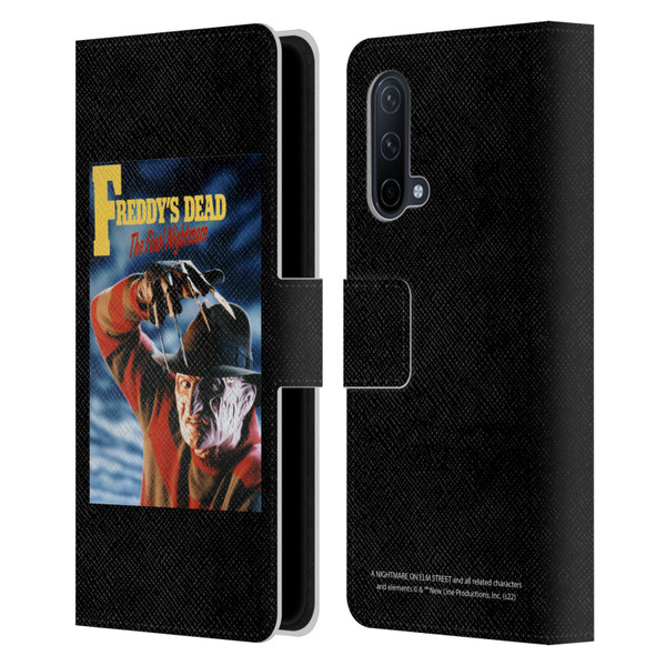 A Nightmare On Elm Street: Freddy's Dead Graphics Poster Leather Book Wallet Case Cover For OnePlus Nord CE 5G