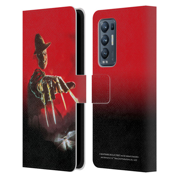 A Nightmare On Elm Street: Freddy's Dead Graphics Poster 2 Leather Book Wallet Case Cover For OPPO Find X3 Neo / Reno5 Pro+ 5G