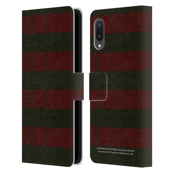 A Nightmare On Elm Street: Freddy's Dead Graphics Sweater Pattern Leather Book Wallet Case Cover For Samsung Galaxy A02/M02 (2021)