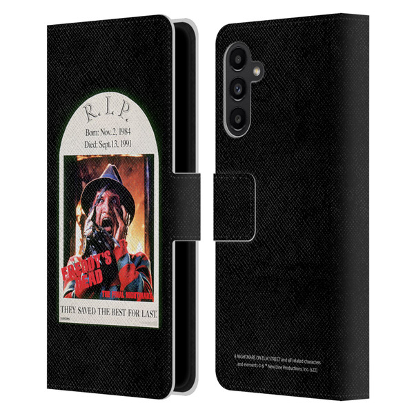 A Nightmare On Elm Street: Freddy's Dead Graphics The Final Nightmare Leather Book Wallet Case Cover For Samsung Galaxy A13 5G (2021)