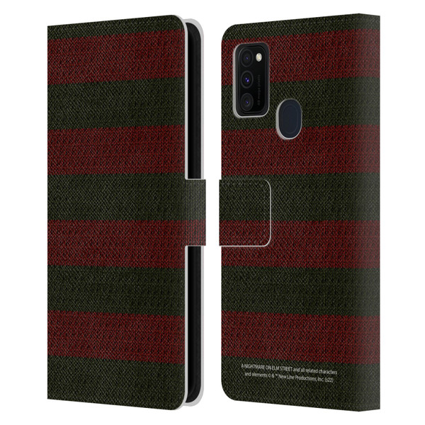 A Nightmare On Elm Street: Freddy's Dead Graphics Sweater Pattern Leather Book Wallet Case Cover For Samsung Galaxy M30s (2019)/M21 (2020)