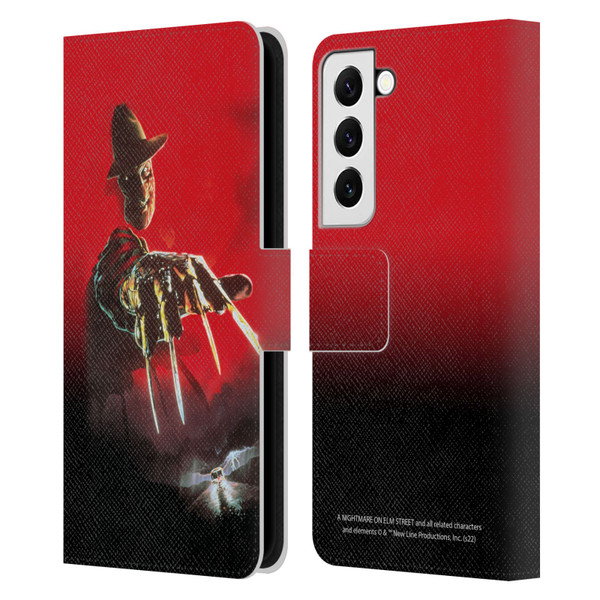 A Nightmare On Elm Street: Freddy's Dead Graphics Poster 2 Leather Book Wallet Case Cover For Samsung Galaxy S22 5G