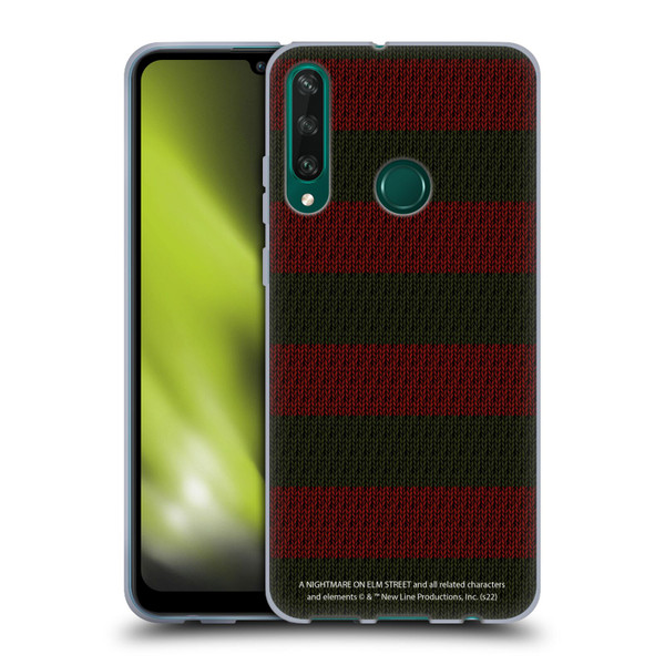 A Nightmare On Elm Street: Freddy's Dead Graphics Sweater Pattern Soft Gel Case for Huawei Y6p