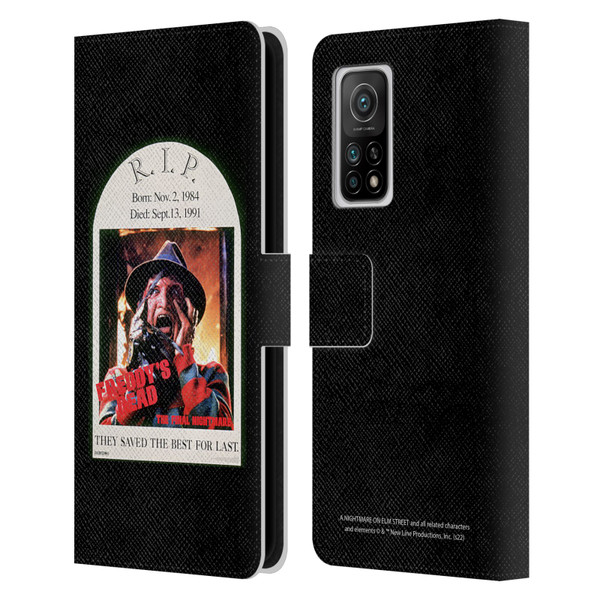 A Nightmare On Elm Street: Freddy's Dead Graphics The Final Nightmare Leather Book Wallet Case Cover For Xiaomi Mi 10T 5G