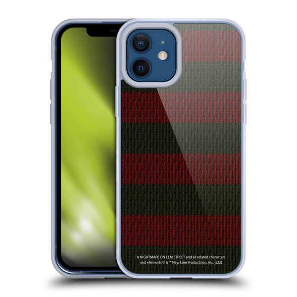 A Nightmare On Elm Street: Freddy's Dead Graphics Sweater Pattern Soft Gel Case for Apple iPhone 12 / iPhone 12 Pro