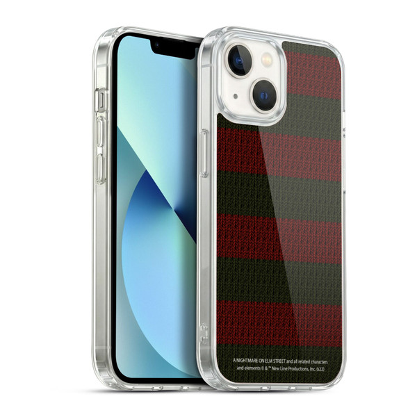 A Nightmare On Elm Street: Freddy's Dead Graphics Sweater Pattern Soft Gel Case for Apple iPhone 13