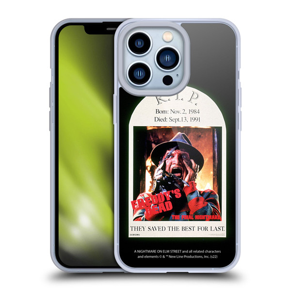A Nightmare On Elm Street: Freddy's Dead Graphics The Final Nightmare Soft Gel Case for Apple iPhone 13 Pro