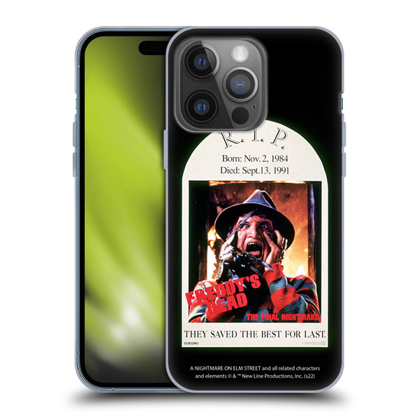 A Nightmare On Elm Street: Freddy's Dead Graphics The Final Nightmare Soft Gel Case for Apple iPhone 14 Pro