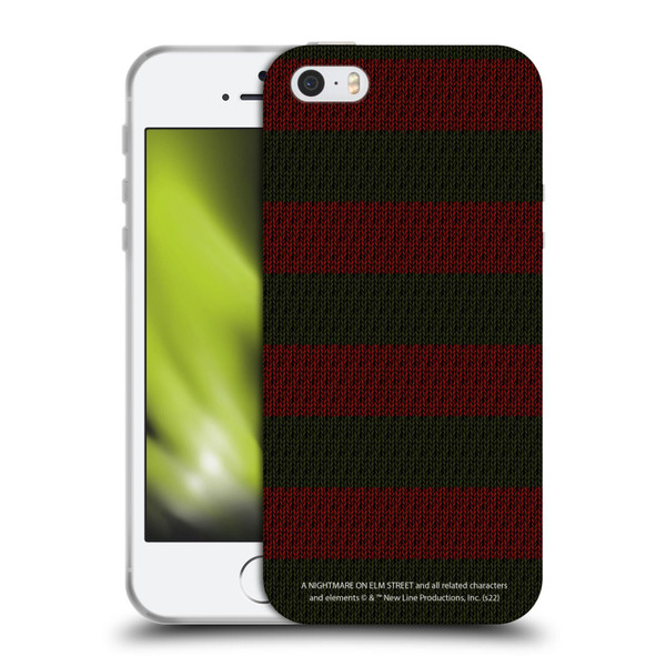 A Nightmare On Elm Street: Freddy's Dead Graphics Sweater Pattern Soft Gel Case for Apple iPhone 5 / 5s / iPhone SE 2016