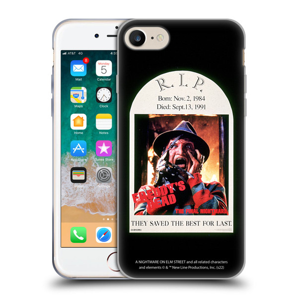 A Nightmare On Elm Street: Freddy's Dead Graphics The Final Nightmare Soft Gel Case for Apple iPhone 7 / 8 / SE 2020 & 2022