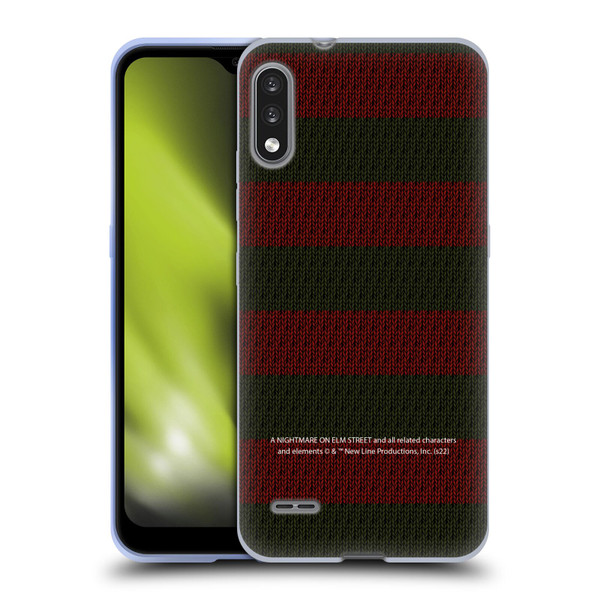 A Nightmare On Elm Street: Freddy's Dead Graphics Sweater Pattern Soft Gel Case for LG K22