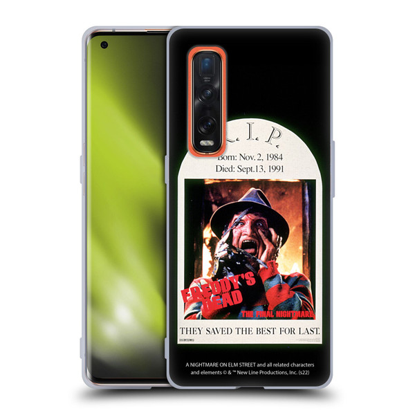 A Nightmare On Elm Street: Freddy's Dead Graphics The Final Nightmare Soft Gel Case for OPPO Find X2 Pro 5G