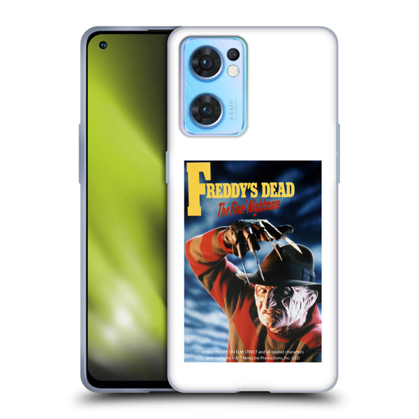 A Nightmare On Elm Street: Freddy's Dead Graphics Poster Soft Gel Case for OPPO Reno7 5G / Find X5 Lite