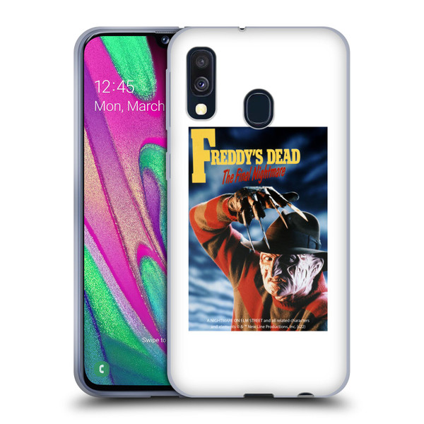 A Nightmare On Elm Street: Freddy's Dead Graphics Poster Soft Gel Case for Samsung Galaxy A40 (2019)