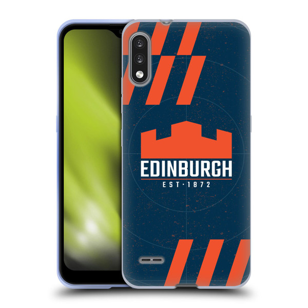 Edinburgh Rugby Logo Art Navy Blue Soft Gel Case for LG K22