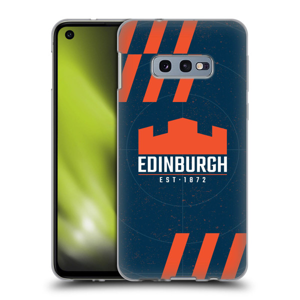 Edinburgh Rugby Logo Art Navy Blue Soft Gel Case for Samsung Galaxy S10e