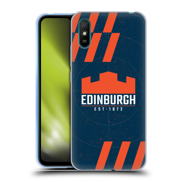 Edinburgh Rugby Logo Art Navy Blue Soft Gel Case for Xiaomi Redmi 9A / Redmi 9AT