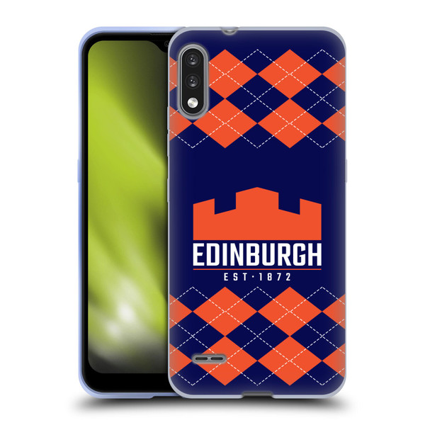 Edinburgh Rugby Logo 2 Argyle Soft Gel Case for LG K22