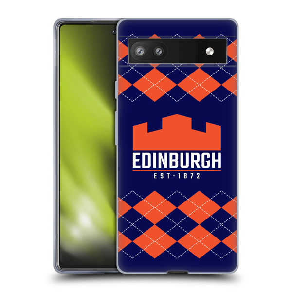 Edinburgh Rugby Logo 2 Argyle Soft Gel Case for Google Pixel 6a