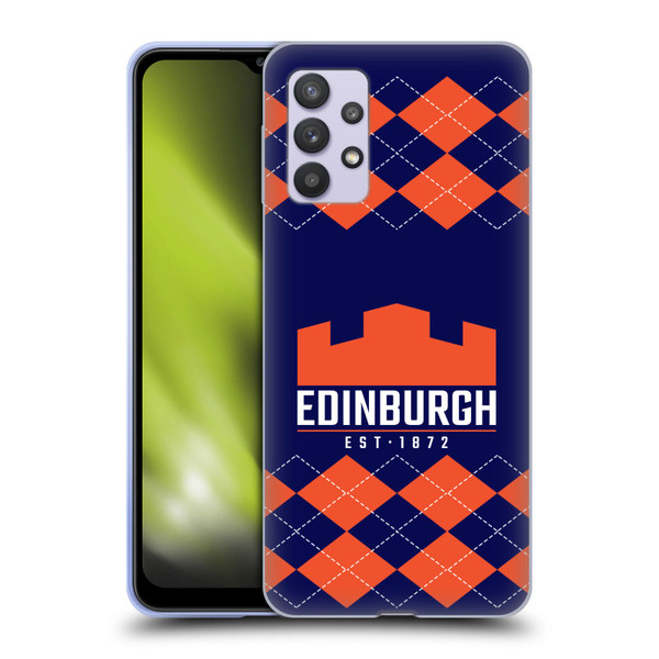 Edinburgh Rugby Logo 2 Argyle Soft Gel Case for Samsung Galaxy A32 5G / M32 5G (2021)