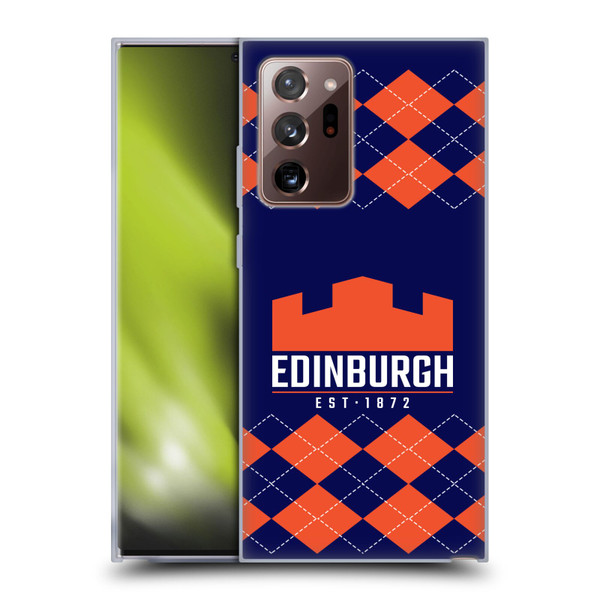 Edinburgh Rugby Logo 2 Argyle Soft Gel Case for Samsung Galaxy Note20 Ultra / 5G