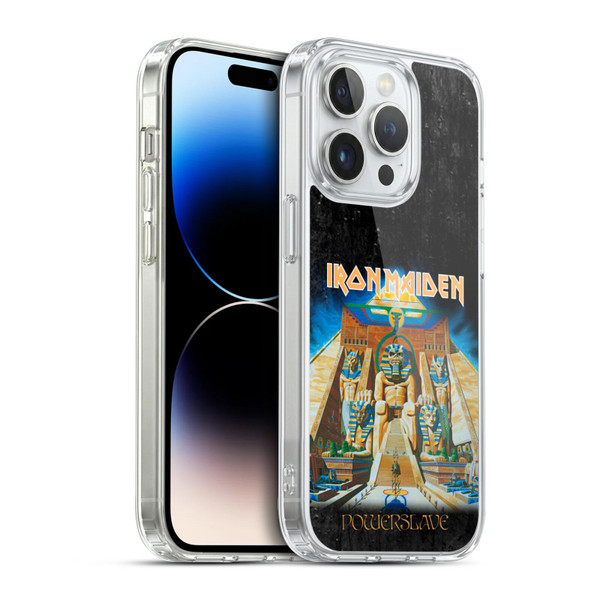 Iron Maiden Album Covers Powerslave Soft Gel Case for Apple iPhone 14 Pro & MagSafe